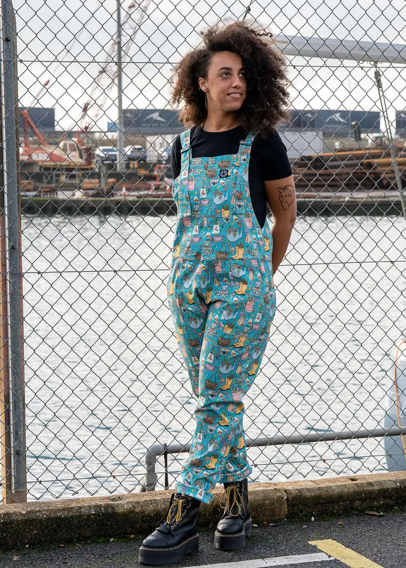 Rebel Romance Bloom & Brew Dungarees