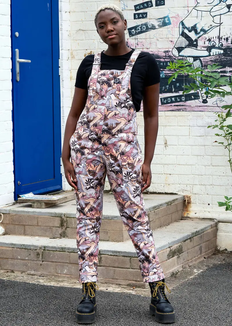 Rebel Romance Dinoverse Overalls Multi