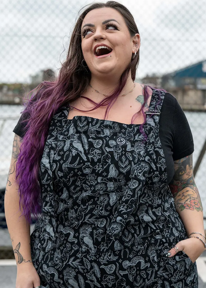 Rebel Romance Seek Black Dungarees