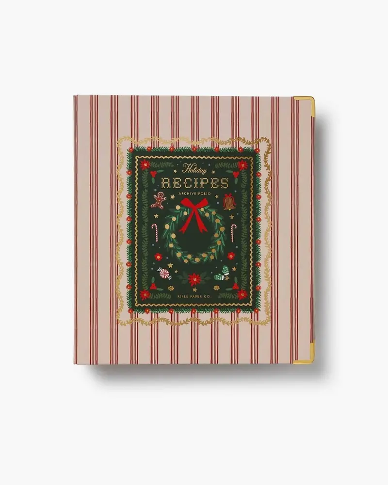 Recipe Binder - Holly Jolly [PRE ORDER]