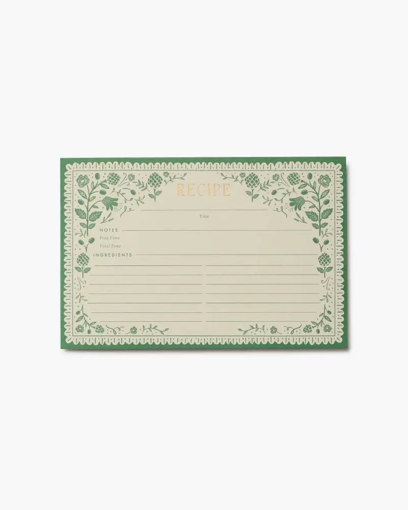 Recipe Cards - Artichoke
