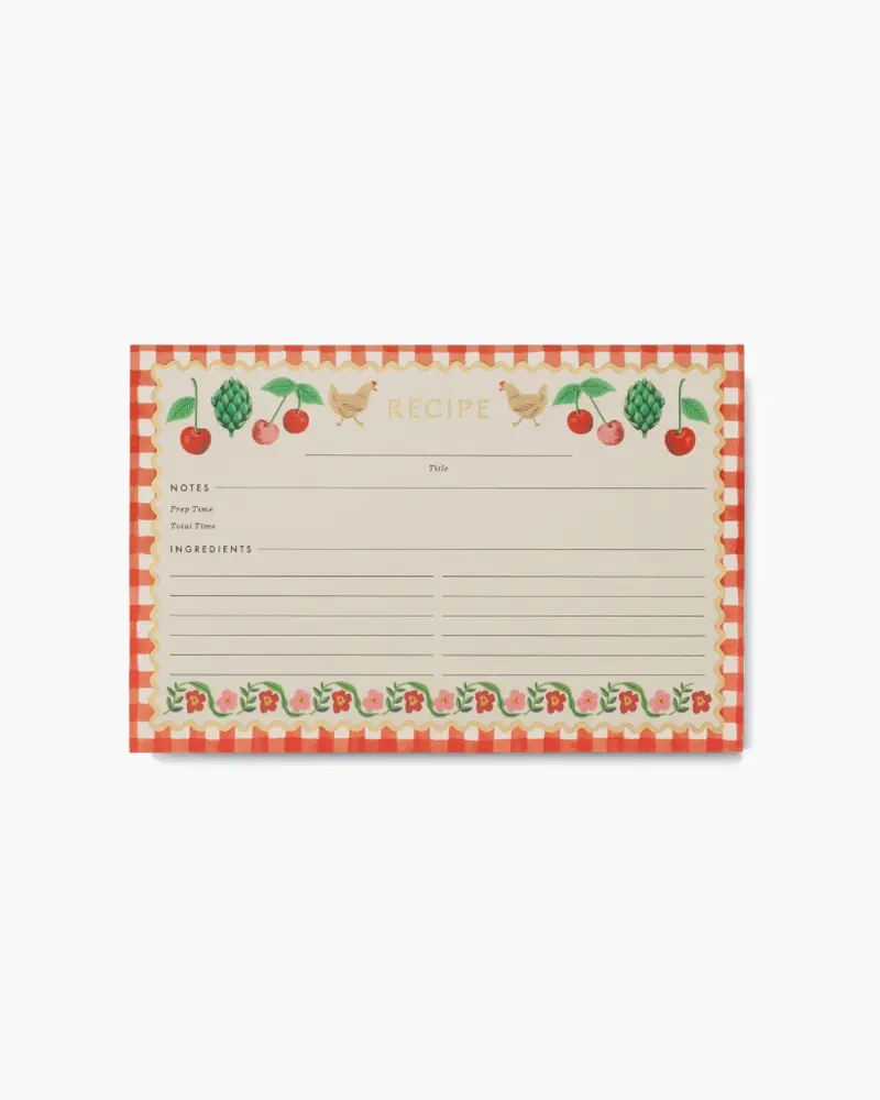 Recipe Cards - Cherry Farm