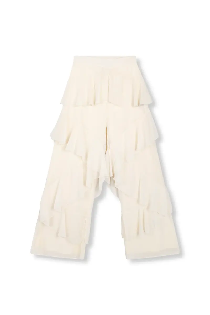 Refined Department wide ruffle pants Aya