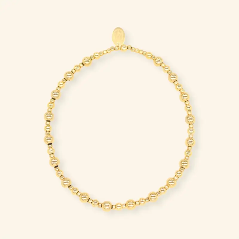 Refined gold armband