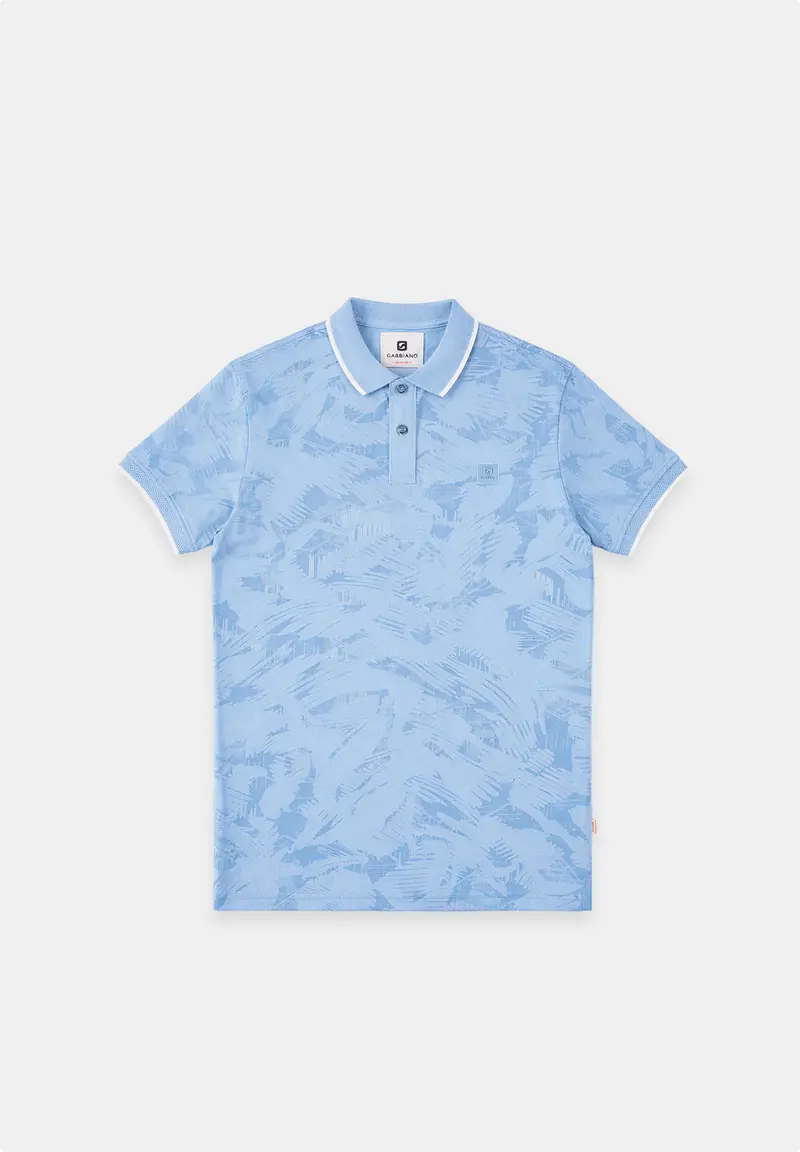 Regular fit polo all over print