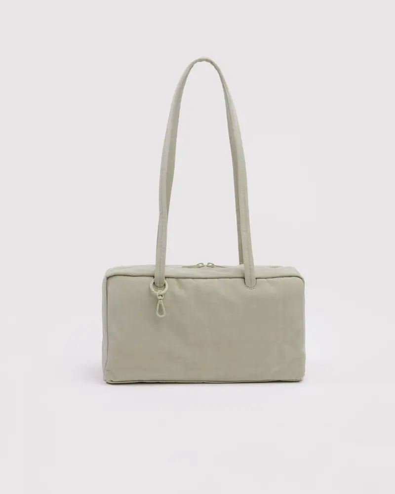 Regular Nylon Bowler Bag - Celadon