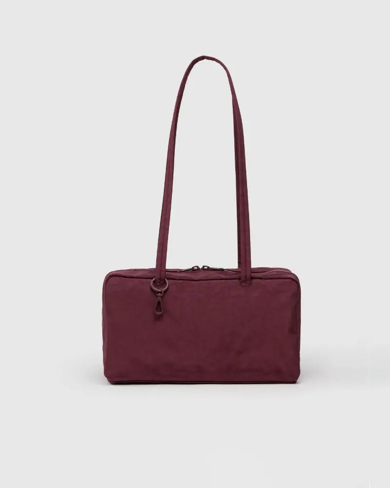 Regular Nylon Bowler Bag - Mahogany