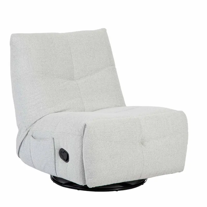 Relaxfauteuil Lazy Stof Lichtgrijs Starfurn