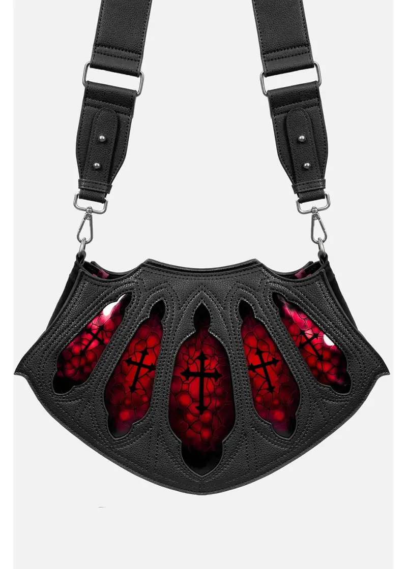 Restyle Bloodveil Shoulder Bag Black