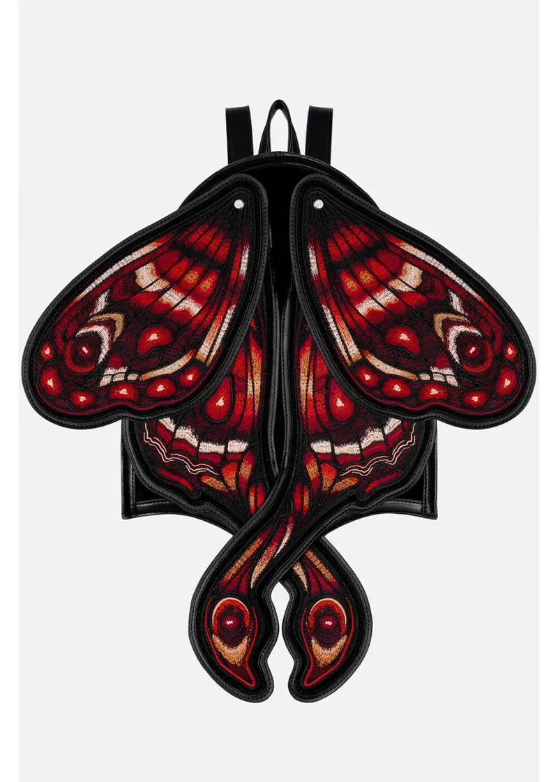 Restyle Crimson Moth Backpack