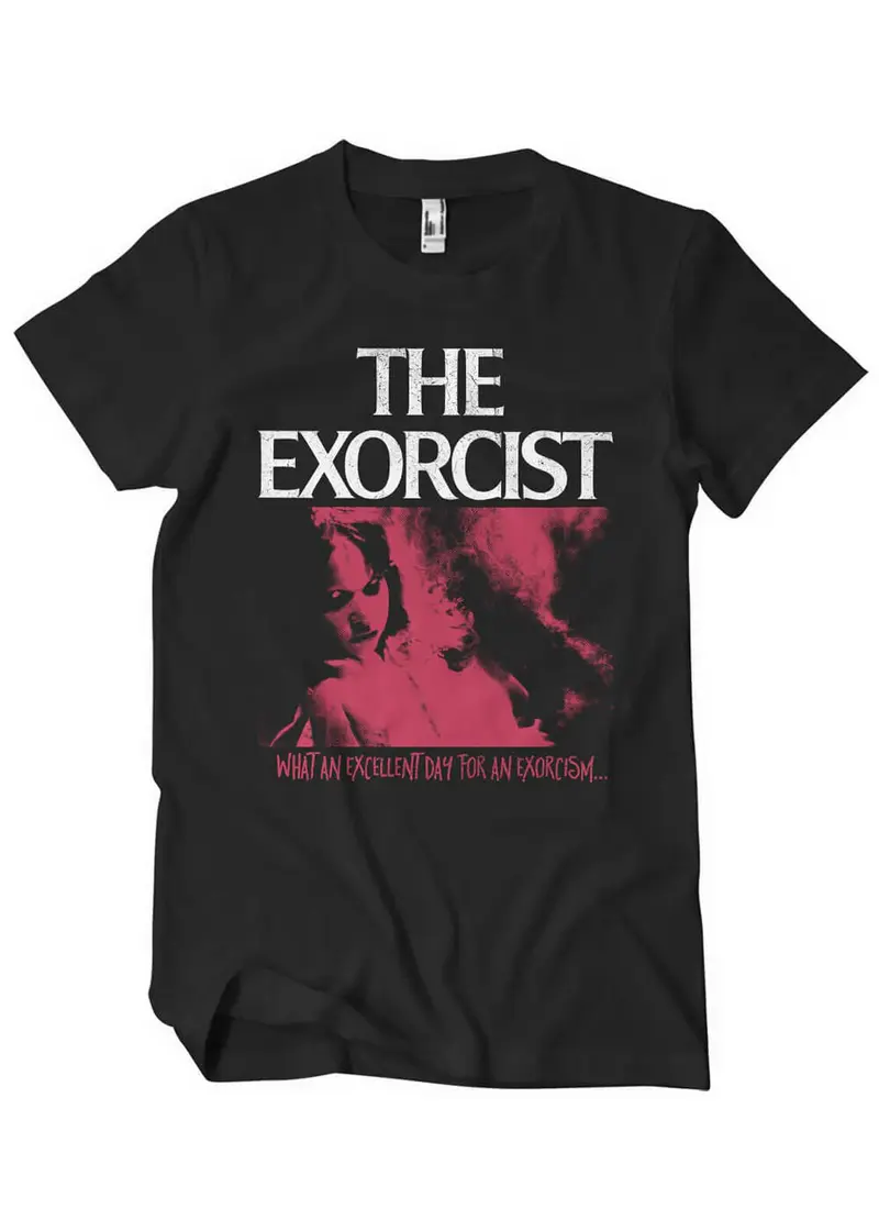 Retro Movies The Exorcist Excellent Day T-Shirt Black