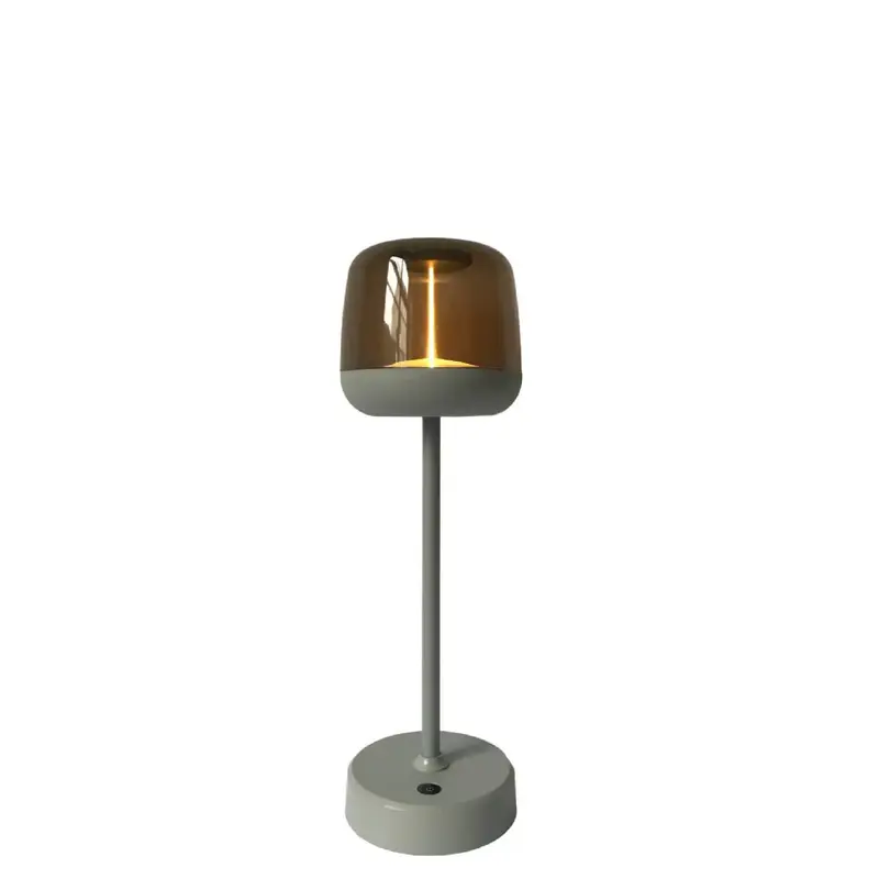 Rhone Taupe LED Outdoor Lamp Hoog PTMD