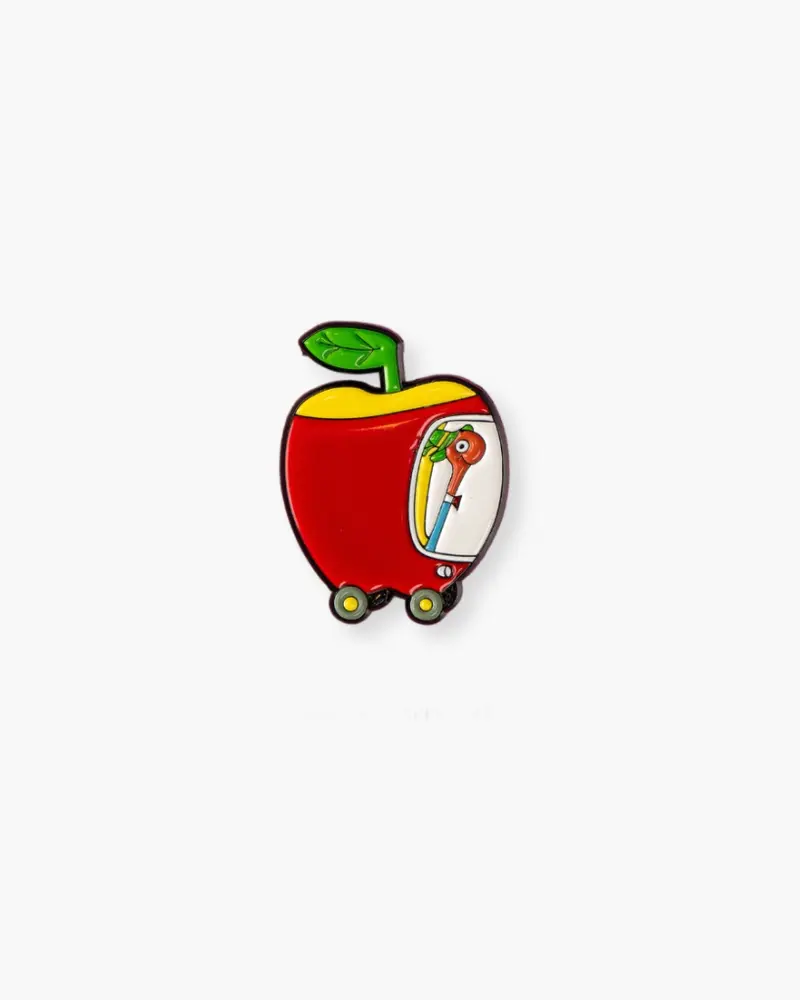 Richard Scarry Enamel Pin - Apple Car [PRE ORDER]