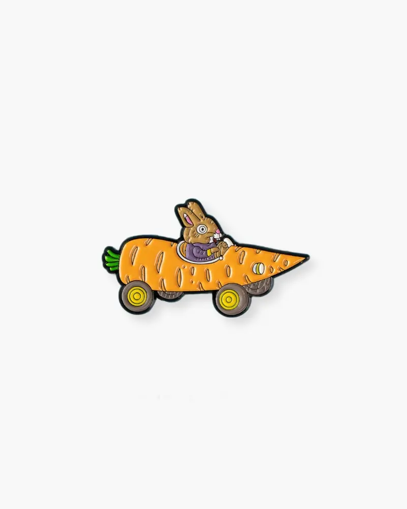 Richard Scarry Enamel Pin - Carrot Car [PRE ORDER]