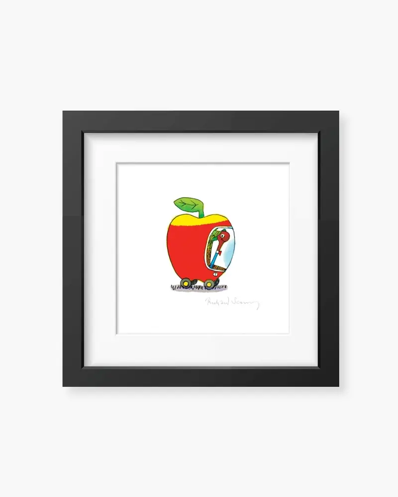 Richard Scarry Framed Print - Apple Car [PRE ORDER]