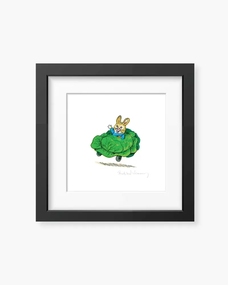Richard Scarry Framed Print - Cabbage Car [PRE ORDER]