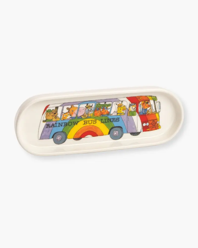 Richard Scarry Pen Tray - Rainbow Bus [PRE ORDER]