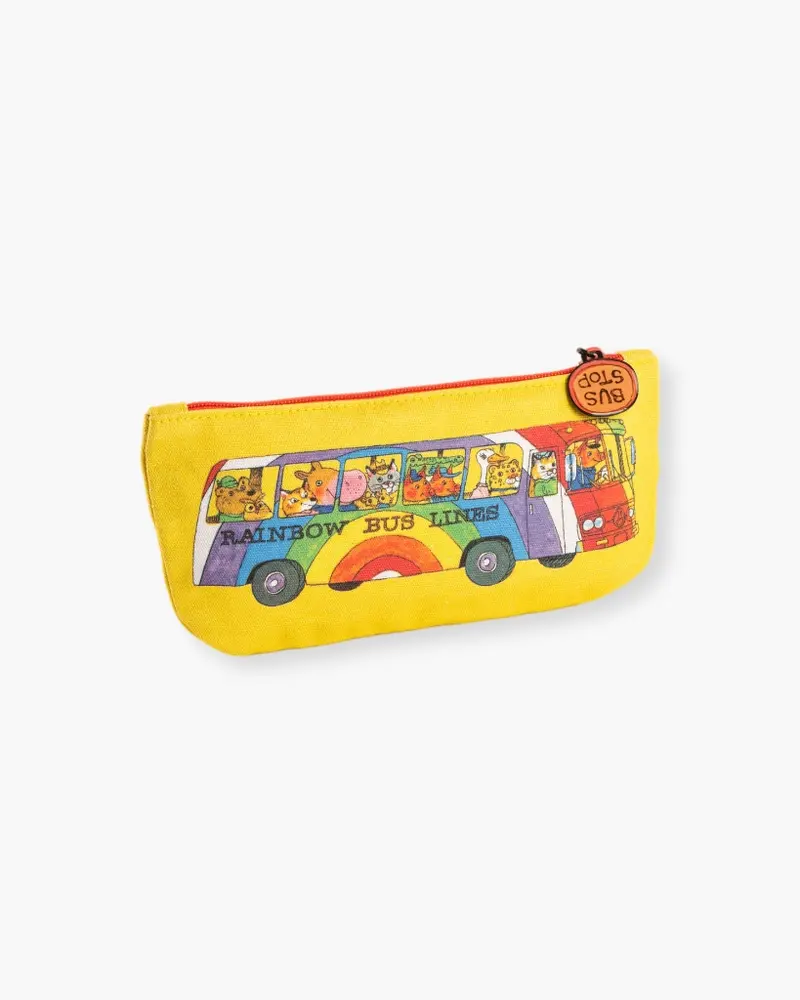 Richard Scarry Pencil Pouch - Rainbow Bus [PRE ORDER]