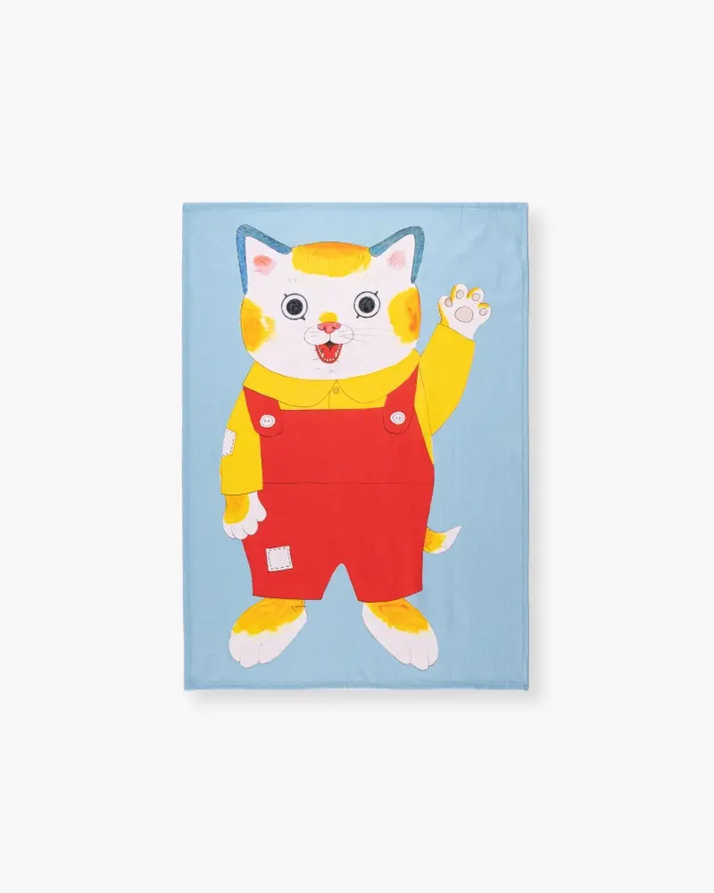 Richard Scarry Tea Towel - Huckle Cat [PRE ORDER]