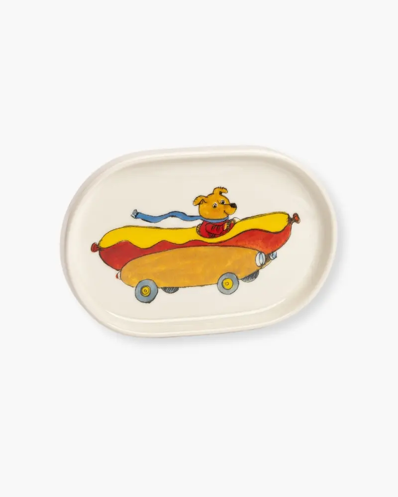 Richard Scarry Trinket Dish - Hot Dog Car