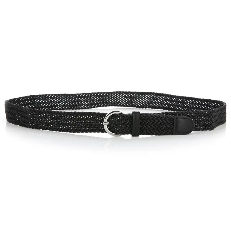 Riem Vlecht zwart 120cm