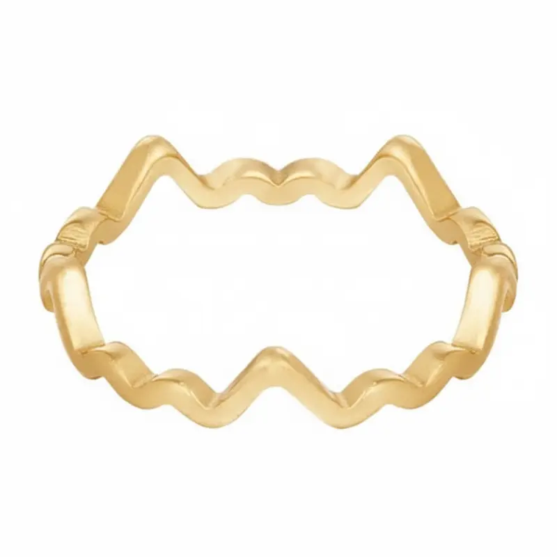 Ring Aesthetic goud maat 17
