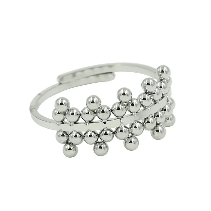 Ring Bali Crown zilver one-size