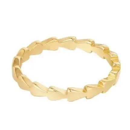 Ring Driehoekjes goud size 18