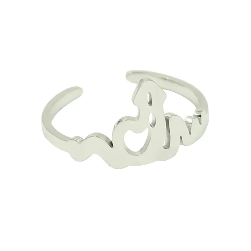 Ring Fantasie zilver one-size