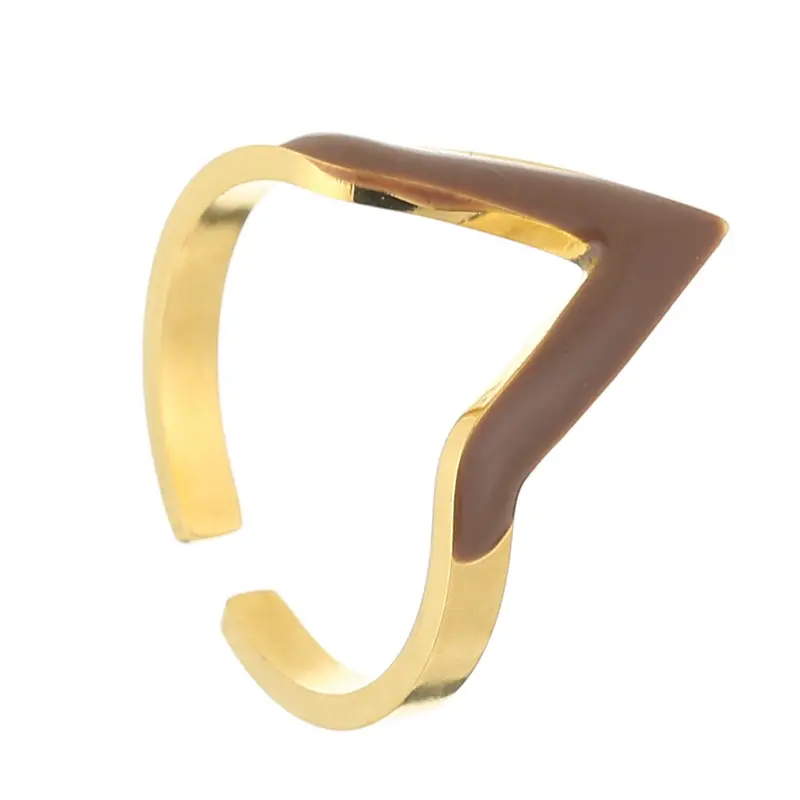 Ring V paars one-size