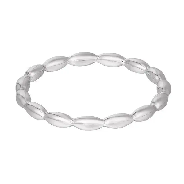 Ring Verbonden Ovalen zilver