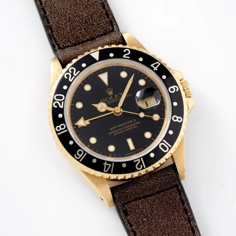 Rolex 16718 GMT Master 2 Black Dial