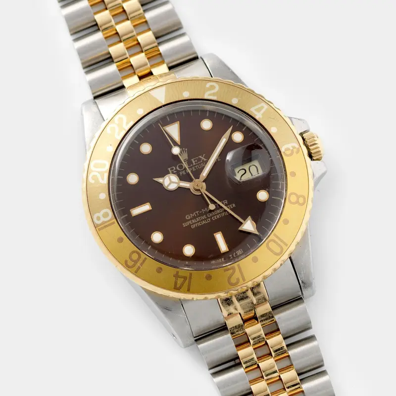 Rolex 16753 Brown Dial GMT Master Root Beer
