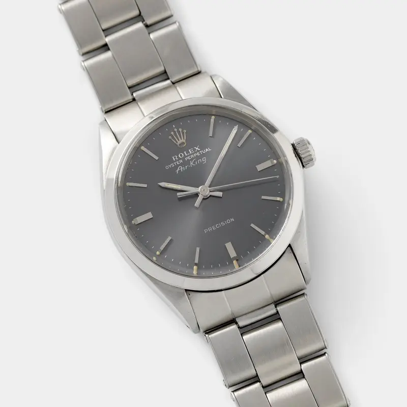 Rolex Air King Ref 5500 Grey Soleil Dial