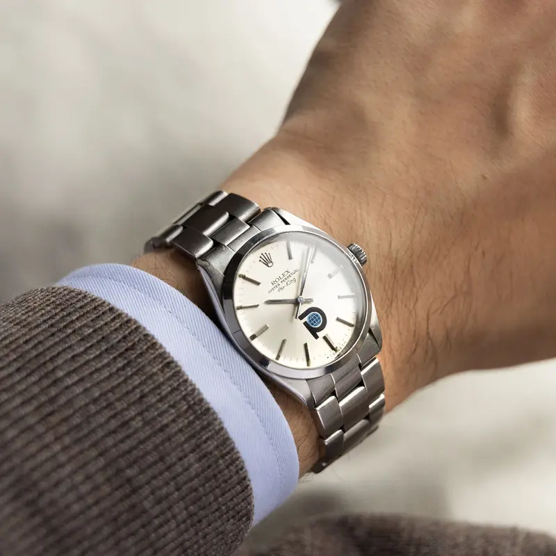 Rolex Air King Ref 5500 Pool Intairdrill Dial