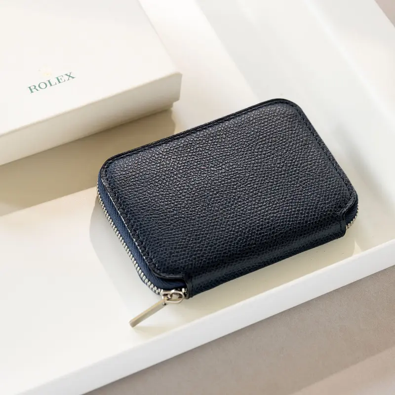 Rolex Blue leather wallet - pre-owned