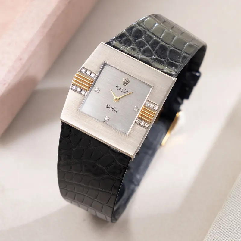 Rolex Cellini King Midas ref. 4143 Asymmetric in 18k White Gold
