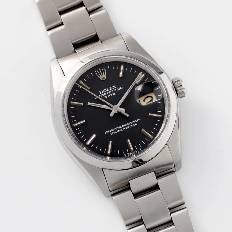 Rolex Date Reference 1500 Black Sigma Dial