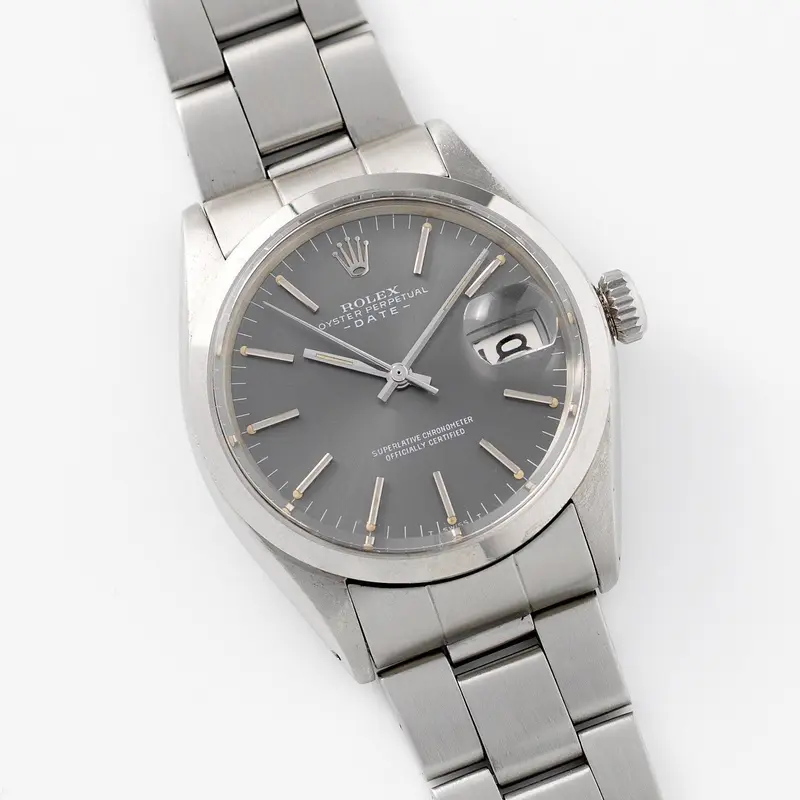 Rolex Date Reference 1500 Grey Dial