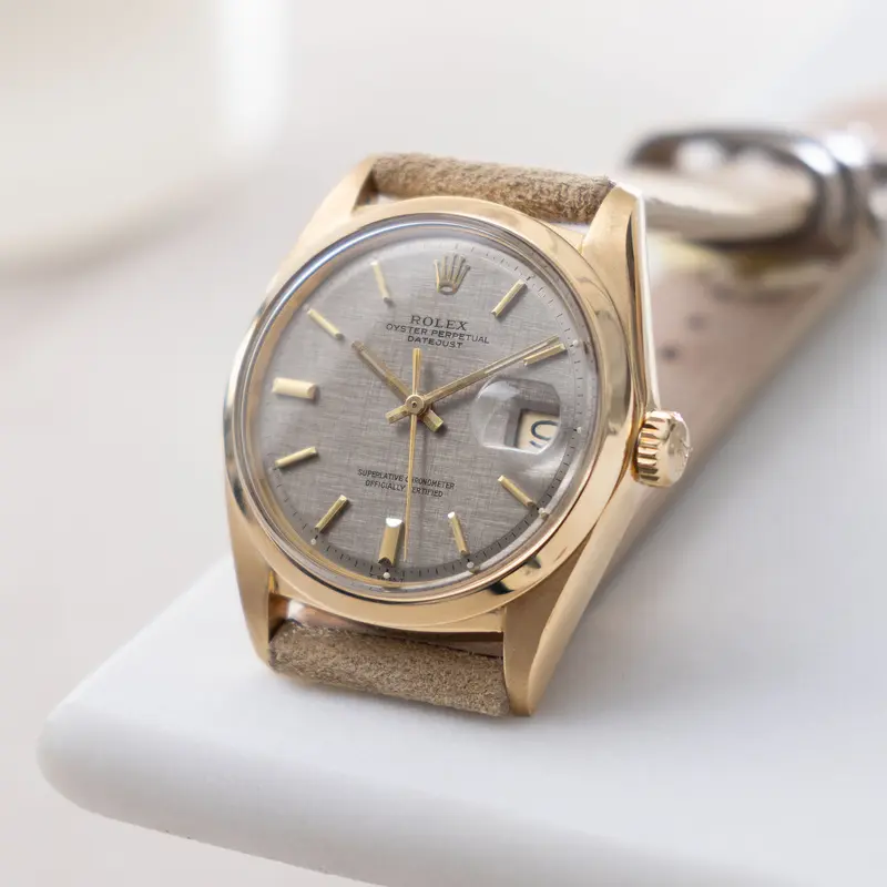 Rolex Datejust 1600/8 Linen Zifferblatt
