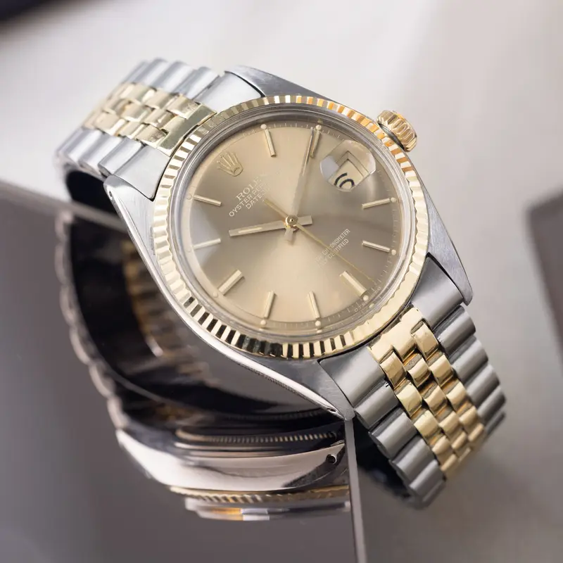 Rolex Datejust 1601/3 Stahl Gold Biclor mit Bronze Sigma Zifferblatt