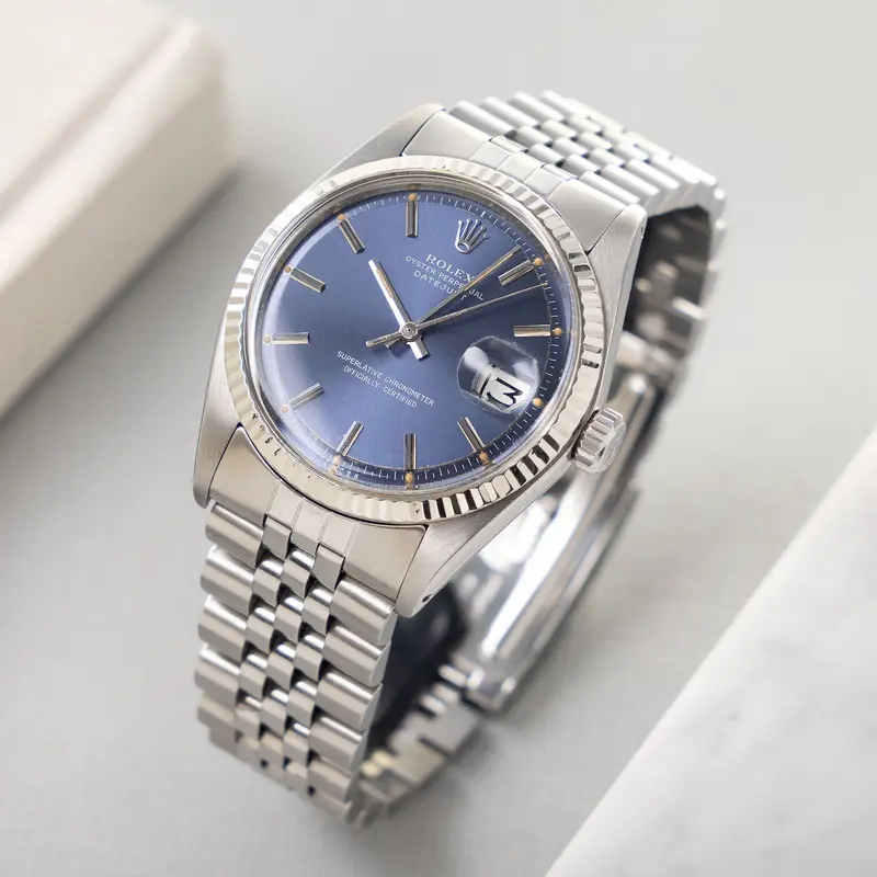 Rolex Datejust 1601 Blue Sigma Soleil Dial