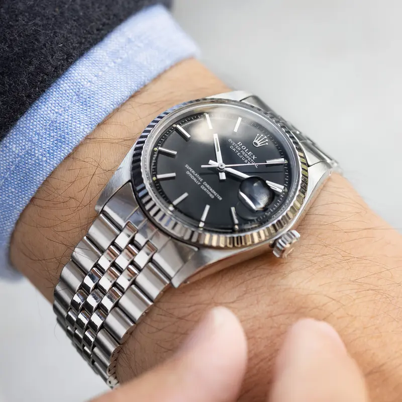 Rolex Datejust 1601 gilt Zifferblatt