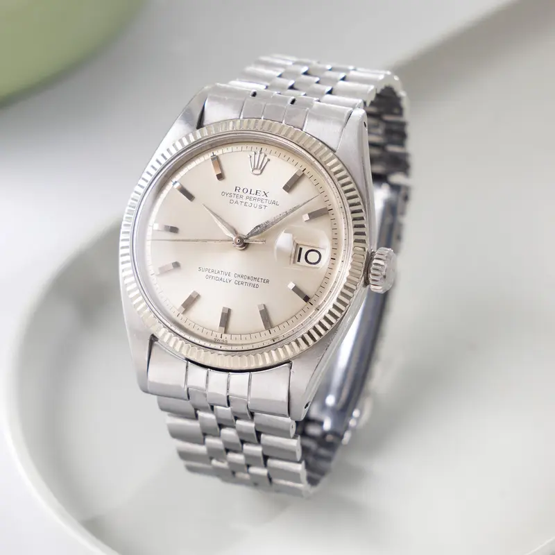 Rolex Datejust 1601 "Swiss Only" Silver Dial No Lume Dauphine Hands