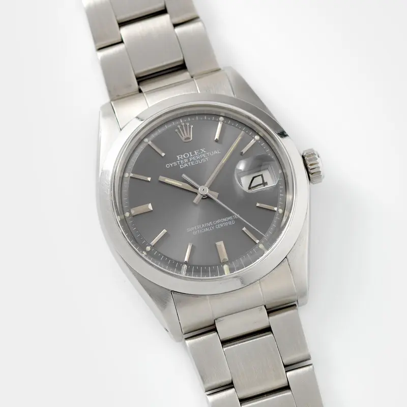 Rolex Datejust Reference 1600 Grey Dial
