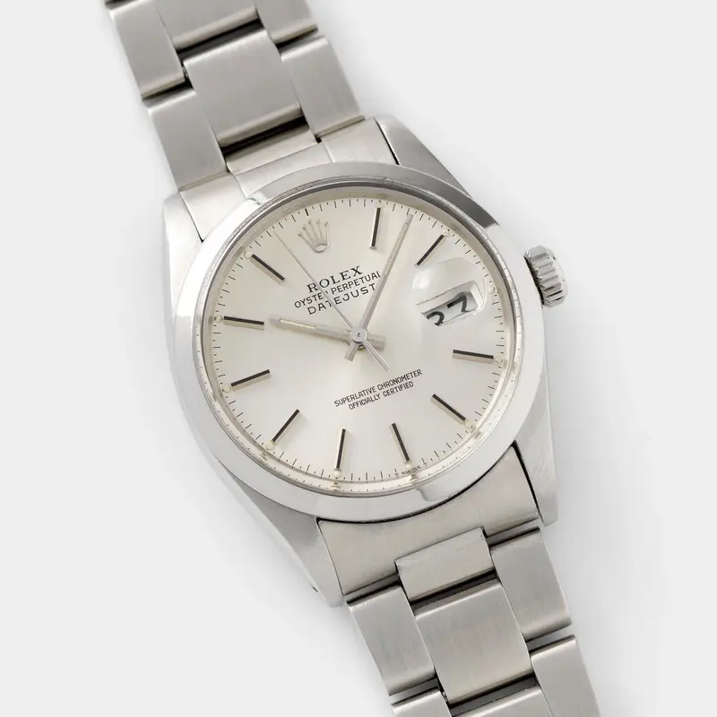 Rolex Datejust Reference 16000 Silver Soleil Dial