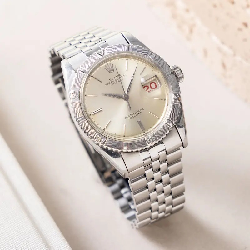 Rolex Datejust Turn-o-Graph 6309 Silver OCC Dial