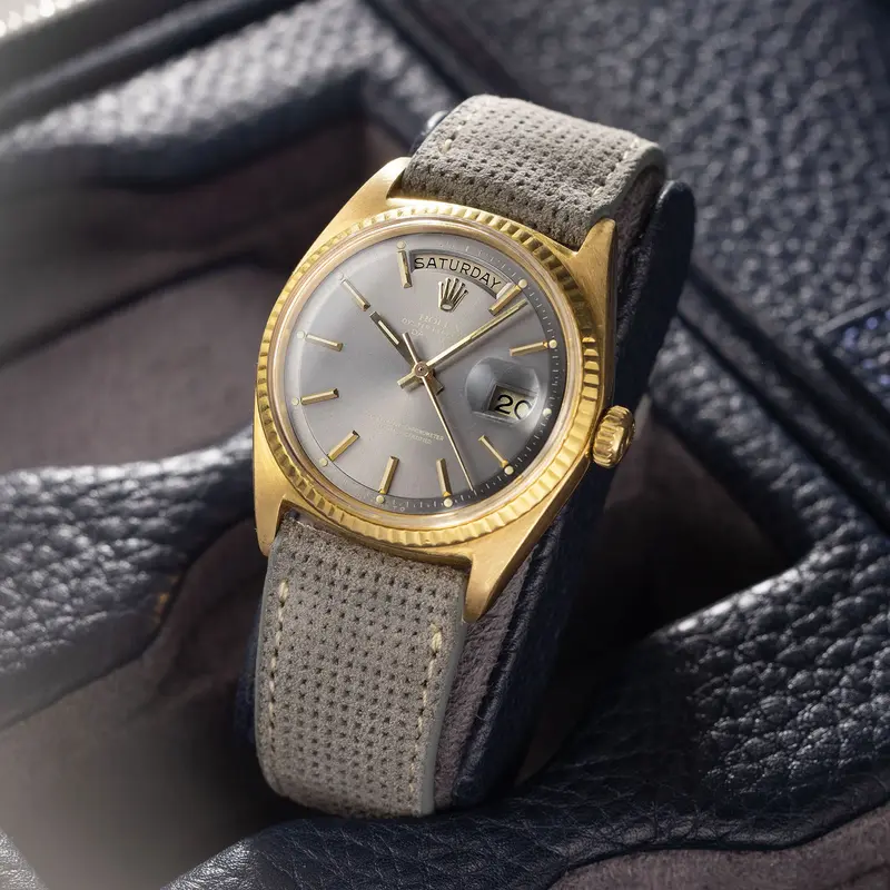 Rolex Day Date 1803 Gelbgold Graues Sigma Zifferblatt