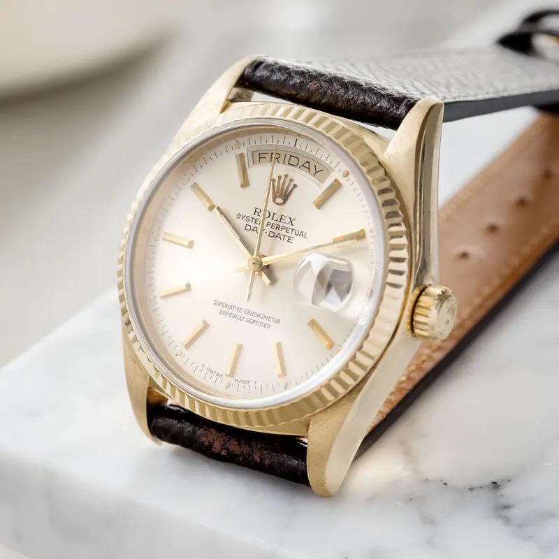 Rolex Day-Date 18038 Silver Dial