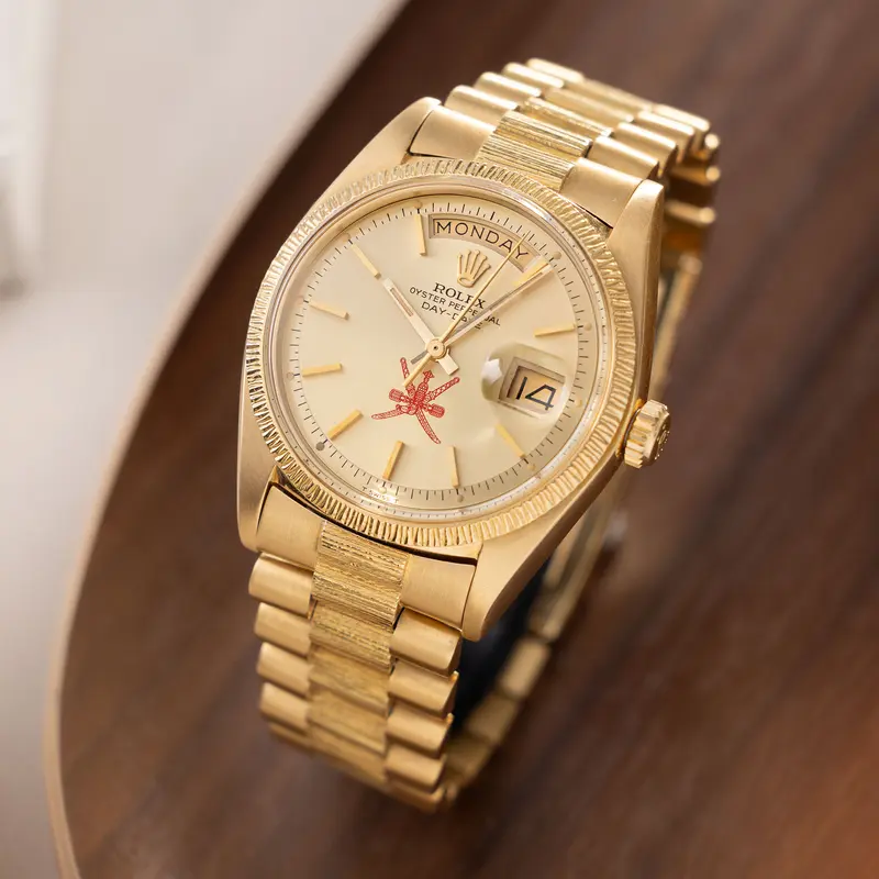 Rolex Day-Date 1807 Bark mit Omani Khanjar Zifferblatt von Asprey